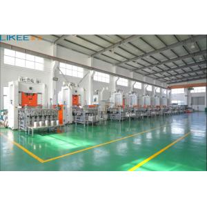 Full Size Aluminium Container Making Machine PLC Control With 5 Caivities