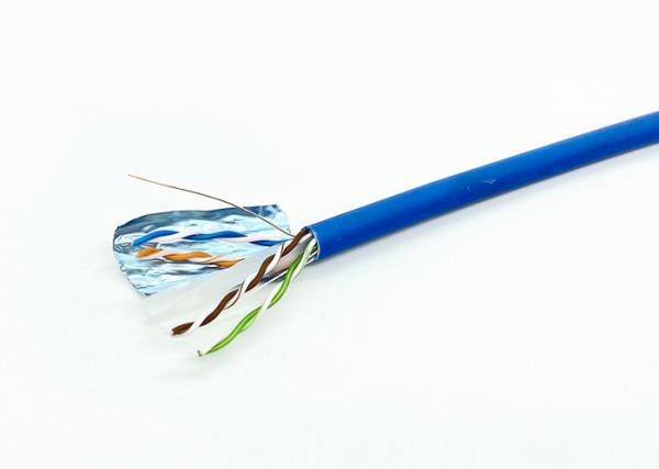 Quality Zero Halogen Bulk FTP CAT6 Ethernet Cable Shielded 23AWG Copper Network Wire for sale