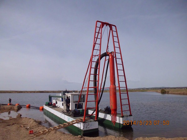 River Cutter Suction Dredger 20m Dredging Depth 10inch Draught