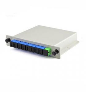  1*8 Fiber Optic PLC Splitter Insert Card Type With High Stability Manufactures