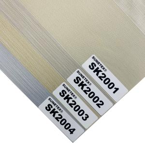  Double Layer Day And Night Blind Zebra Curtain Fabric Roll Length 50m Manufactures