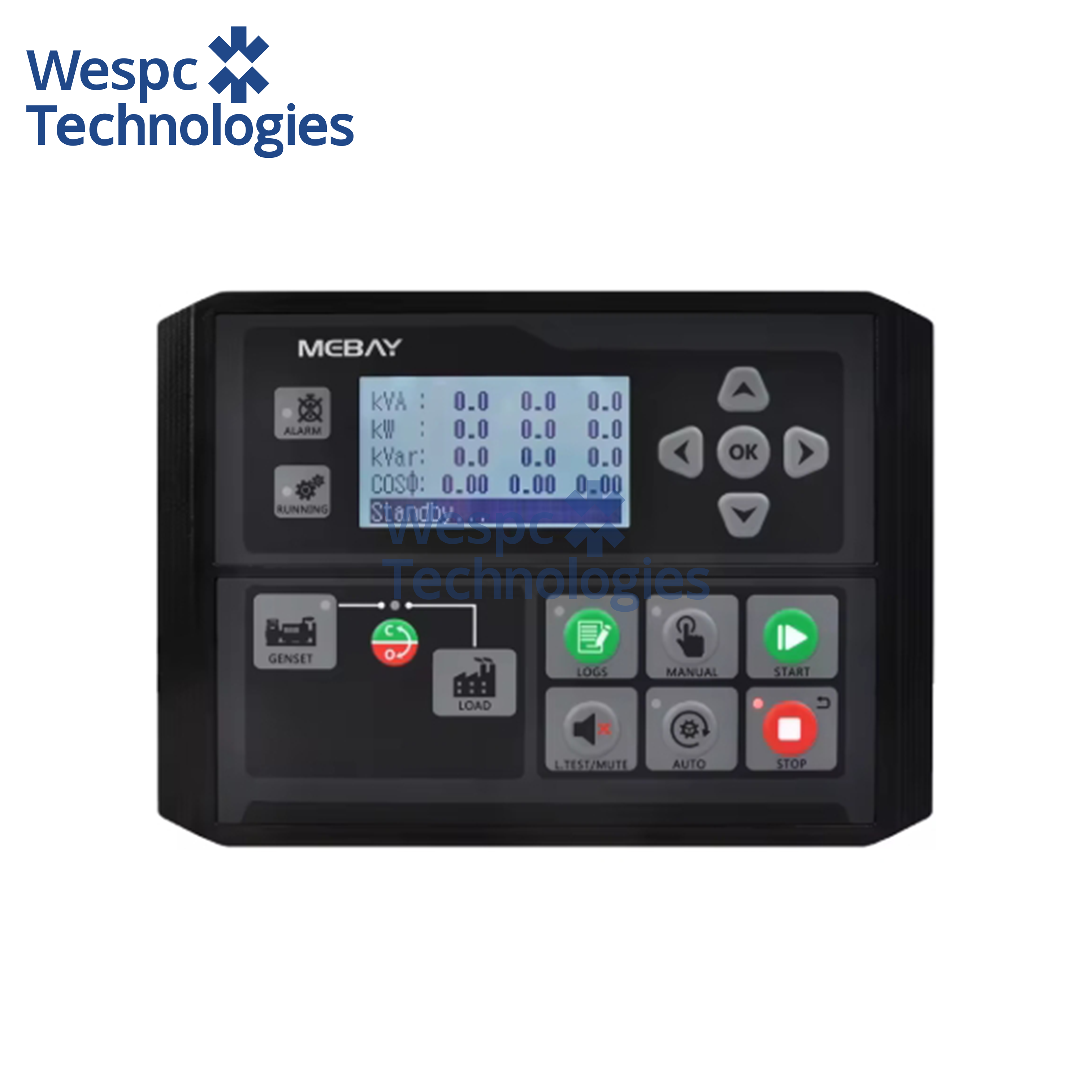  WESPC Original DC40D MK4 Smart Genset Controller with Solenoid Control Function Manufactures