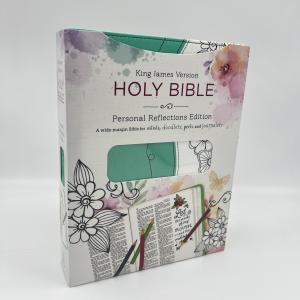  A5 Customized Custom Bible Printing 1C 2C Inside Color Holy Bible Book Printing Manufactures