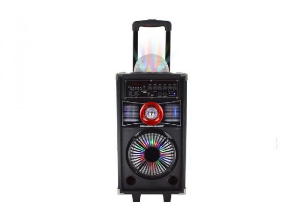 Quality Remote Control Portable Trolley Speaker Power Bank Speaker With Handle for sale