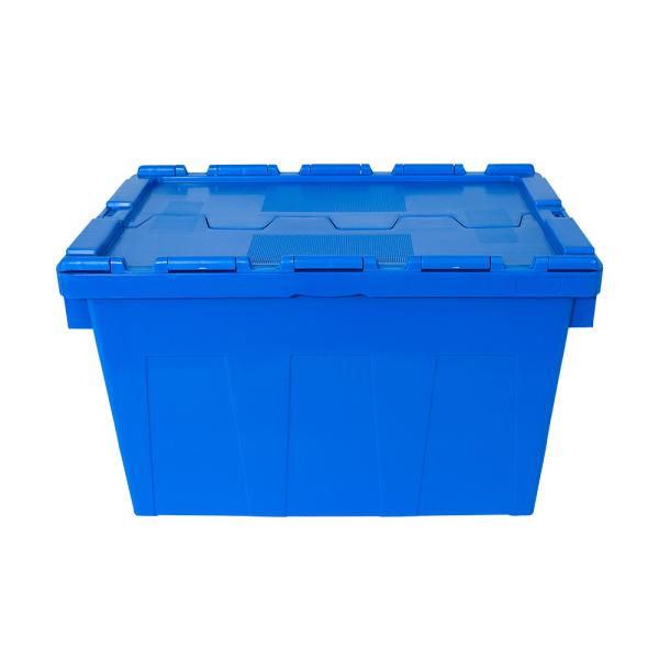 Quality Customized Color Attached Lid Container for Stackable Distribution Solution for sale