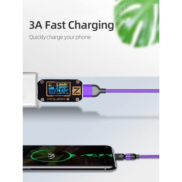 2M Fast Charging Magnetic USB C Cable