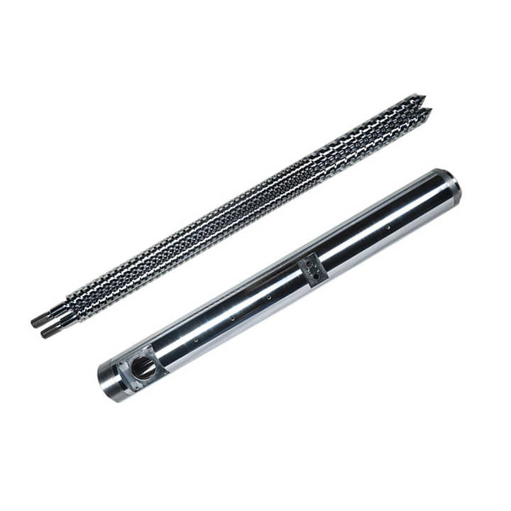 China Hard Chrome Plating Parallel Twin Screw And Barrels Set For Co Rotating Extruder Screw Diameter 20mm-300mm on sale