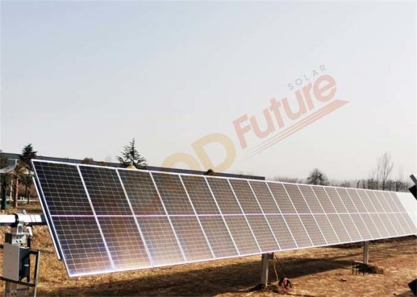 Quality HWL Automatic Solar Tracker 90 Modules Single Axis Tracker for sale