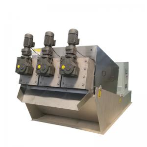  Backwash Sludge Dewatering Equipment / Low Consumption Volute Screw Press Manufactures