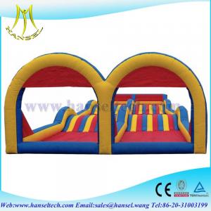  Hansel high quality outdoor inflatable racing game inflatable sports games Manufactures