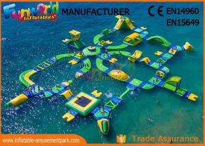 China 0.9mm Vinyl Custom Inflatable Water Parks For Outside Entertainment on sale