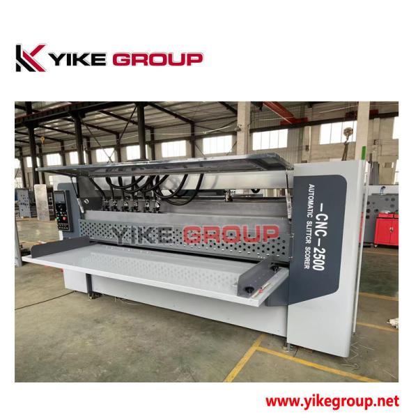 Quality YIKE GROUP 2750MM CNC Servo Motor PLC Control Thin Blade Slitter Scorer Machine With Auto Change Order for sale