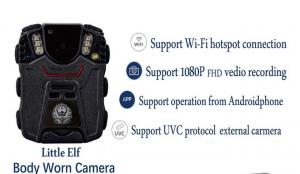 China H.264 wireless Police Body Cameras Password protect USB 2.0 Port 3.3 Voltage on sale