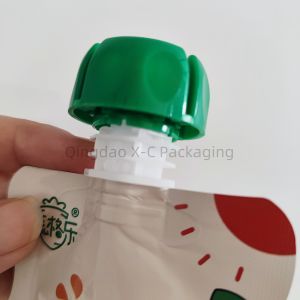 Custom Shaped Stand Up Pouches Moisture Proof With Zipper And Die Cut Handle