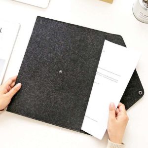 File Folders- Felt Folder Expanding File Folder Paper Envelope A4 Folders With