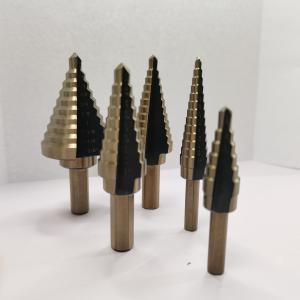  5PCS Step Drag Water Well HSS Cobalt Drill Bits with  thick gauge Manufactures