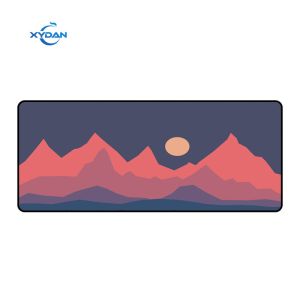  Popular Pattern Gaming Mouse Pad with Rubber Base and Smooth Polyester Fabric Surface Manufactures