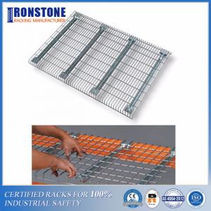 China Welded Waterfall Galvanized Finishing Metal Wire Mesh Deck For Pallet Rack on sale
