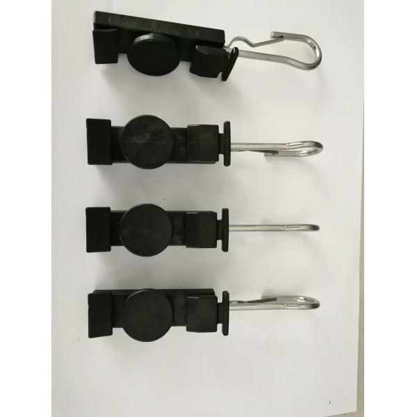 FTTH Plastic S Type Fiber Optic Drop Wire Clamp Open Hook Fasteners
