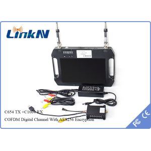 10km UAV Video Link FHD COFDM Transmitter & Receiver Kit H.264 Compression Low