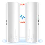 14DBi High Gain 2x2 Mimo Antenna Point To Point Wireless Bridge 5.8ghz 3km
