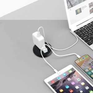 4.92 Ft Extension Cord with 1 EU Outlet and 1 USB-A Port and 1 Internet For