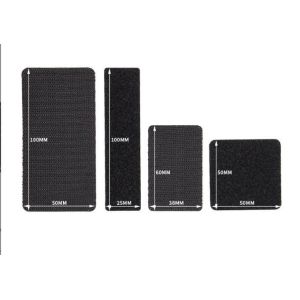 Peel and Stick Square Hook and Loop Tape with Strong Adhesive Backing and