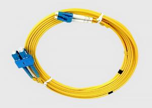  3M SC-LC 9/125 OS2 Singlemode PVC OFNR Duplex Fiber Patch Cable Manufactures