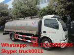 factory sale best price dongfeng 8,000L milk truck for sale, hot sale stainless