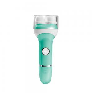 110g Dual Rotary Facial Cleansing Brush Battery Operated CE ROHS Certificate