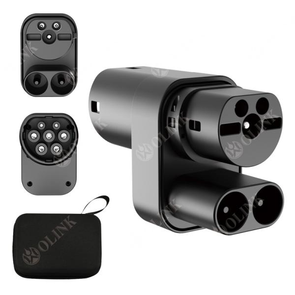 Quality Olink Electric Vehicle Car Charger Plug CCS2 Ev Adapter Convertor Type2 CCS Combo 2 CCS 2 to Type2 Ev Charger for sale