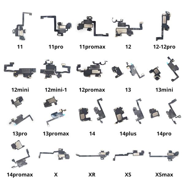 Proximity Sensor Iphone X Earpiece Flex cable For Iphone 12 Headphone Speaker