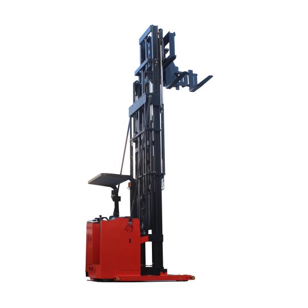 6M 3 Way Narrow Aisle Electric Pallet Trolley Jack Stacker