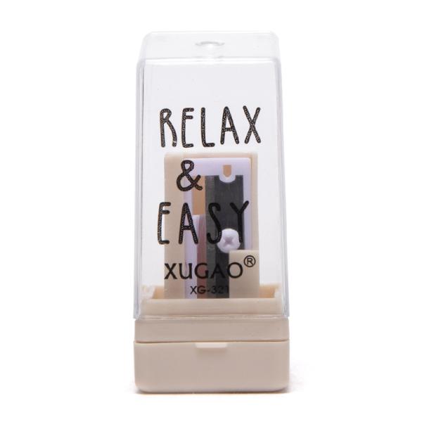 Wording Office Rectangle Single Hole Kids Pencil Sharpener