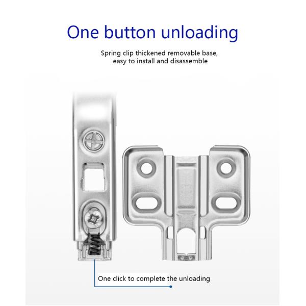 135 Degree Open Hydraulic Concealed Hinges Kitchen Cabinet Corner Door