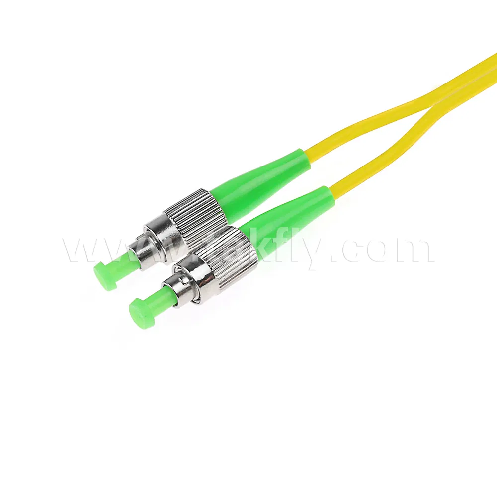 CE RoHS Qualified Fcapc to Fcapc Singlemode G652D G657A Duplex Fiber Optic Patchcord
