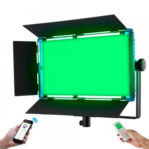 China 180W RGB Full Color LED Panel Video Light Kit DMX Stepless Dimming Professional Studio Lighting Bluetooth App on sale
