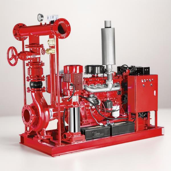 200gpm 27HP Diesel Engine Centrifugal Fire Pump Set with Control Panel