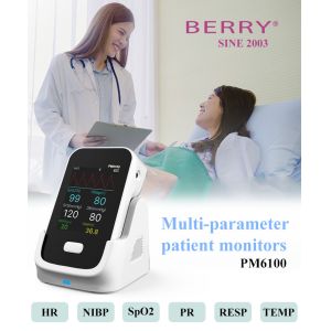 Bluetooth Multi Parameters Handheld ECG,NIBP,Spo2 Vital Signs Monitor For ICU