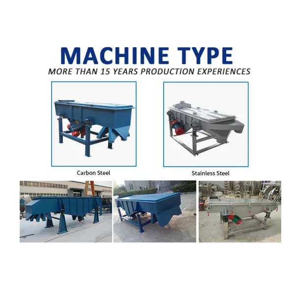 Factory Price Easy to Loading Container Linear Vibrating Screen Machine