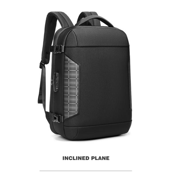 1680D Polyester Waterproof Business Backpack Large Space Eco Friendly