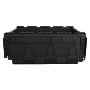 Logistic Storage Solution Tourtop Stackable Butcher Crates with Lids Plastic