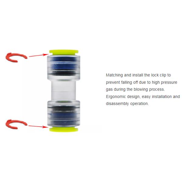 Air Blown HDPE Cable Micro Pipe Connector For Underground Telecommunication Pipe
