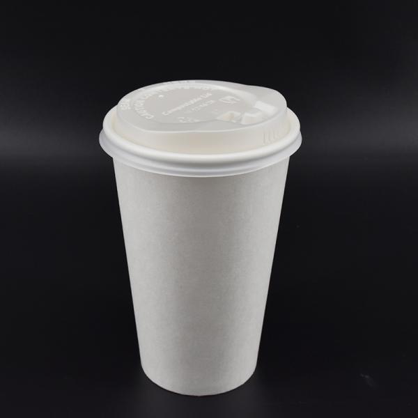 ф90mm Flid CPLA Lid Biodegradable Plastic Lids Environmental Friendly