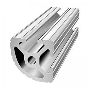 China 6063 Structural Aluminum Extrusions Curved T Slot Profile for 3D Printer on sale