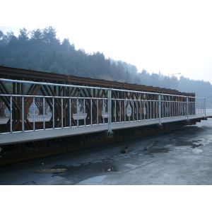 Permanent Bailey Bridge / Steel Frame Bridge With Simple structure