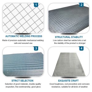 Heavy Gauge Welded Wire Mesh Panel with Cutting Processing Service and