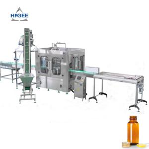 China cough syrup filling machine for PET bottle glass bottle lean cough syrup liquid filling production on sale