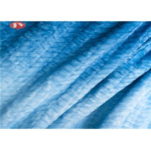 Blue Gradient Pattern Microplush Flannel Fleece Blanket Multi Function Machine