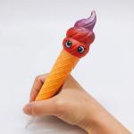 Realistic Feeling 3D Cute Promotional Ice Cream Shape Ball Point Pen
